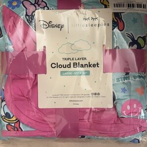 Little Sleepies Pink Plush Blanket
